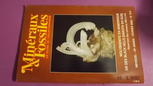 Revue minéraux fossiles - revue,