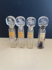 Magnifique lot de 4 flacons de