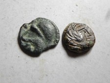 lot 2 monnaies gauloises en