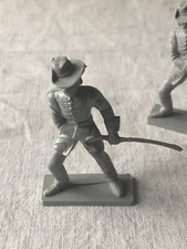 Figurine Starlux à peindre : Officier Sudiste, Guerre Sécession, Western