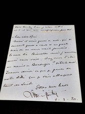 Lucien guitry lettre - lucien,