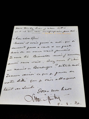 Lucien guitry lettre - guitry,