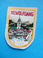 ECUSSON  PATCH  TISSU NATURE TERROIR AUTRICHE SAINT WOLFGANG HOTEL WEISSES ROSSL
