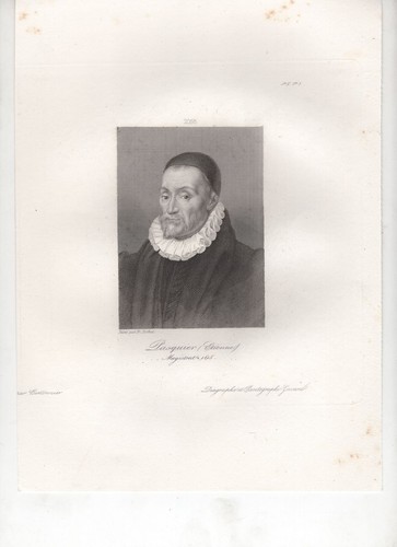 Gravure originale pasquier - gravure,