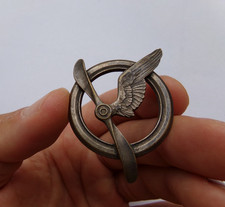 WW1 1914 1918 ancien brevet MEMBRE EQUIPAGE AVION & DIRIGEABLE MATRICULE 6462