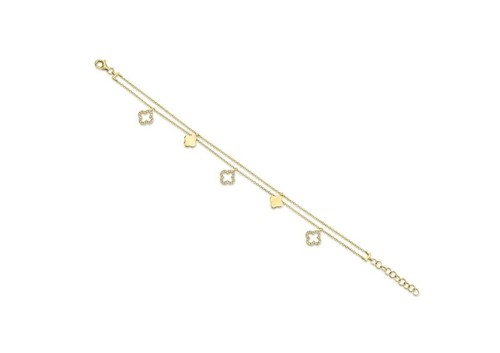 14k jaune diamant - 14k,