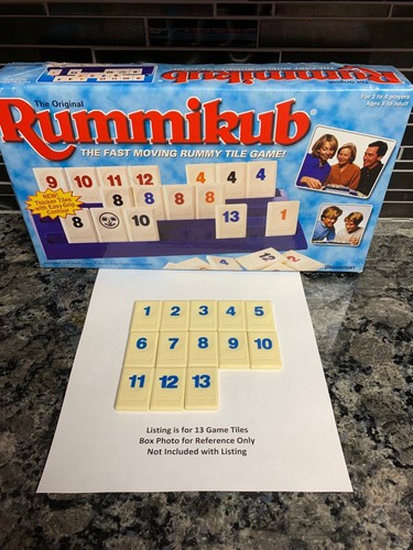 Vtg rummikub rummy - rummikub, tile