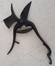 Grand et rare sécateur à