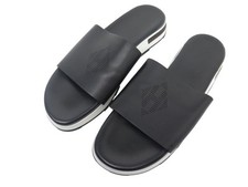 CHAUSSURES HERMES SANDALES REFLEX H181354ZH MULES 46 EN CUIR LEATHER SHOES 700€