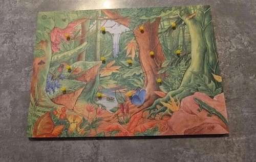 Puzzle bois vintage - en,
