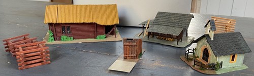 Jouef lot maison scierie - jouef, ho