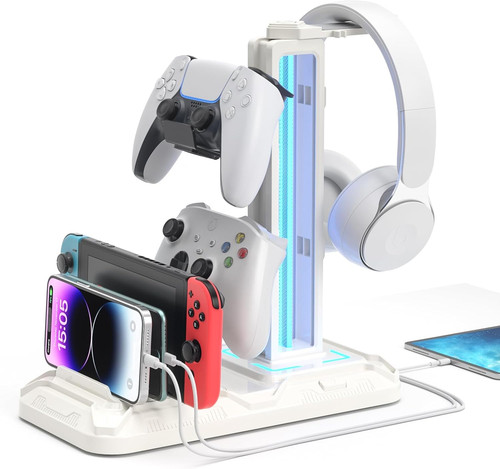 Support casque bureau avec - casque,