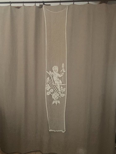 Rideau filet ange - rideau, ancien