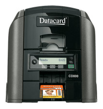 🏷️ Imprimante À Cartes Datacard CD800 Direct-To-Card - Impression Couleur 🖨️