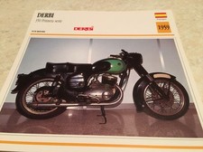 Carte moto Derby 350 primera