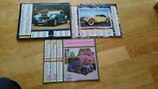 Lot 3 Calendriers La Poste PTT Anciens Almanach Du Facteur Voiture ancienne