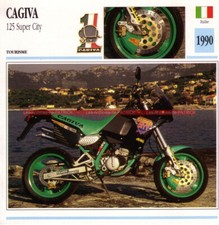 CAGIVA 125 Super City 1990 : Fiche Moto #001422