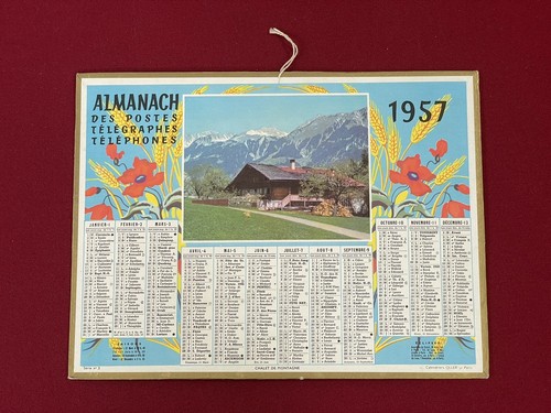 Calendrier ancien almanach des - calendrier,