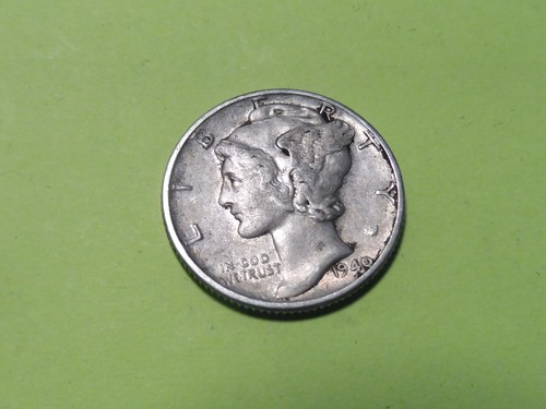 Rare monnaie argent one dime - one,