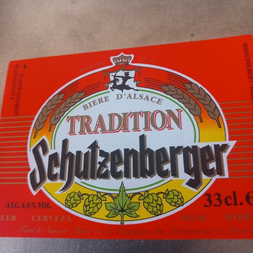 étiquette biere alsace - biere, brie