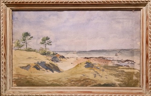 Belle ancienne aquarelle - belle,