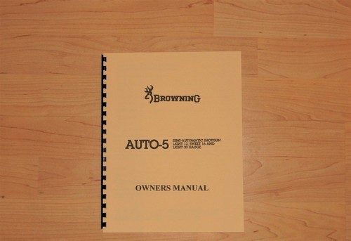 Browning auto owners manual - owners,
