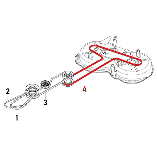 Belt 506775801 for - v-, jonsered