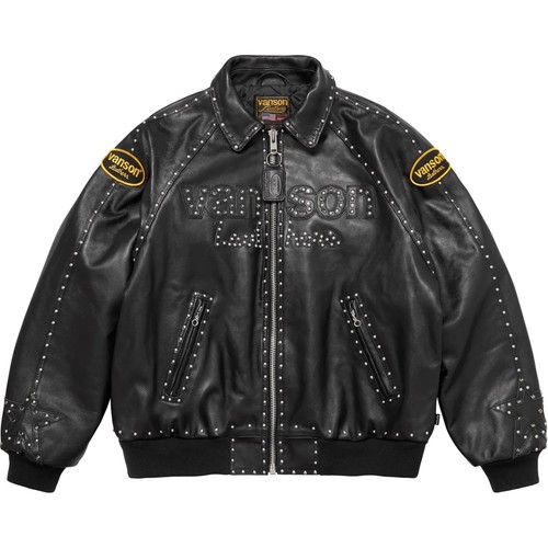 Supreme veste en cuir - b.b.,