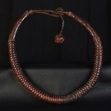 Collier en cuir Touareg XIXe