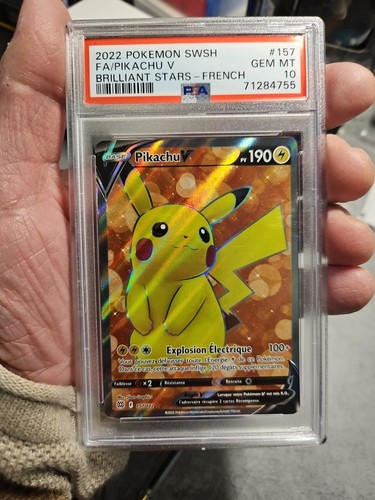 Carte pokemon pikachu - carte, v