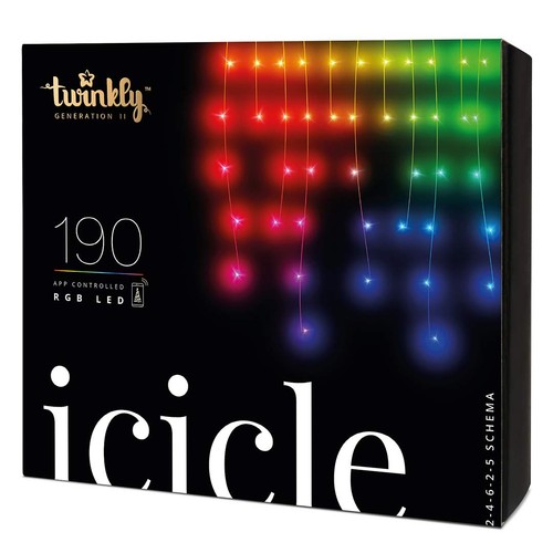 Icicle 190 led rgb lumières - led, rgb,