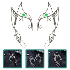  Déguisement Fee Fée Accessoires D'oreille Boucles D'oreilles Clips