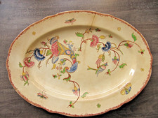 Grand plat ancien faïence