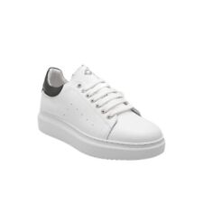 Chaussures Homme Exton Sneakers Sport Lifestyle Casual Lacs 955 Blanc