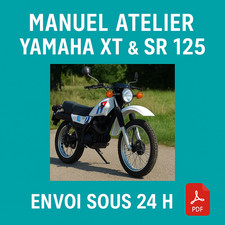 Manuel Atelier Yamaha XT/SR125