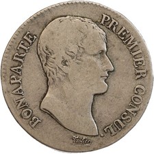 Francs bonaparte 1er consul - bonaparte,