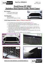 Ford Focus ST Mk3 - Calandre