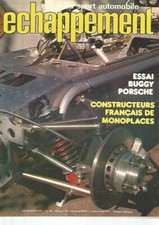 ECHAPPEMENT N°86 BUGGY APAL MOTEUR PORSCHE / OPEL MANTA & ASCONA / LANCIA BETA