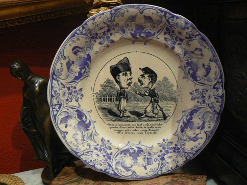 Ancienne assiette faience - assiette,