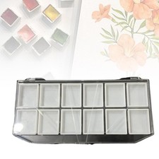 Palette d'aquarelle vide à 12
