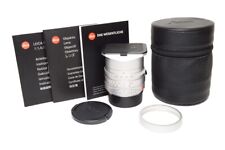 Objectif Manuel Leica SUMMILUX-M 35mm F 1.4 Asph Fle Silver Anodisé 11675