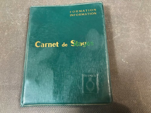 Ancien carnet stage berliet - de,