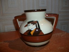 petit vase a anse en faïence