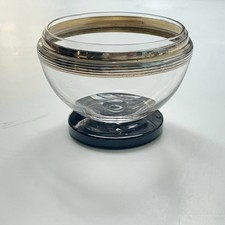 Ancien coupe cristal argent