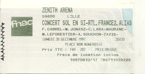 Rare ticket concert - /,