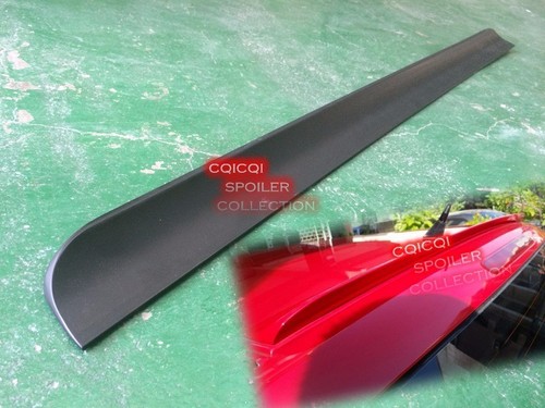 Matte black roof spoiler for - black,