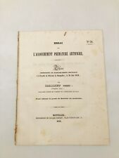 Essai sur l'accouchement prématuré artificiel - Marmet - 1848