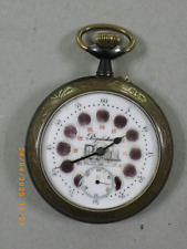 MONTRE GOUSSET RÉGULATEUR locomotive pastilles violettes parfait état de marche