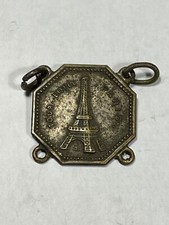 Bijoux Ancien Pendentif Tour Eiffel Paris (9-39/1)