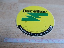 Autocollant vintage DUCELLIER